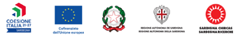 European Union, Italian Republic, Regione Autonoma della Sardegna, and Sardegna Ricerche funding logos